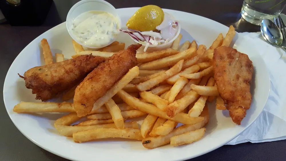 Fish & Chips with Clam Chowder